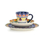Zen Mozaik 16 Piece Luxurious Stoneware Dinnerware Set