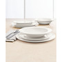 Round Rim Bone China 12 Pc. Dinnerware Set, Service for 4, Created for Macy's
