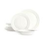 Round Rim Bone China 12 Pc. Dinnerware Set, Service for 4, Created for Macy's