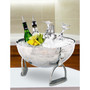 Pewter Stirrup Ice, Wine, Champagne Bucket Tub
