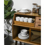 Ava 16 Piece Bone China Dinnerware Set, Service for 4