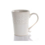 Luna Embossed Scalloped Dinnerware Set of 16 Pieces