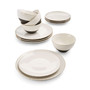 Black & White 12 Pc. Dinnerware Set, Service for 4, Created for Macy's