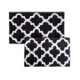 Home 2 Piece Trellis Bathroom Mat Set