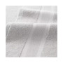 Aegean Eco-Friendly Recycled Turkish Washcloths (8 Pack), 13x13, 600 GSM, Solid Color with Weft Woven Stripe Dobby, 50% Recycled, 50% Long-Staple Ring Spun Cotton Blend, Low-Twist, Plush, Ultra Soft