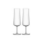 Informal Champagne Glass Set, 2 Pieces
