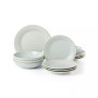 French Perle Groove 12-Piece Dinnerware Set, Created for Macy's