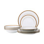 Charlotta Gold 12 Pc Dinnerware Set