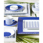 Blue Passion 12-Piece Dinner Set