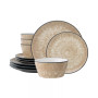 Colorkraft Essence 12 Piece Dinnerware Set, Service for 4