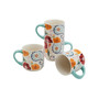 Paisley Mugs 16 oz, Set of 4