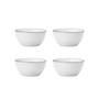 Gourmet Basics by juliana cream 16 pc dinnerware set, service for 4