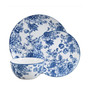 Blue Floral 12 Piece Dinnerware set, Service for 4