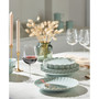 French Perle Solid 12 Piece Dinnerware Set, Service for 4