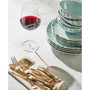 French Perle Solid 12 Piece Dinnerware Set, Service for 4