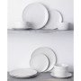 Swirl Coupe 12 Piece Dinnerware Set, Service For 4