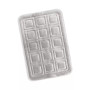 Ultra Soft Non-Slip Plush Memory Foam Bath Rug - Large 20"x32" - Tiled Design