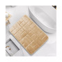 Ultra Soft Non-Slip Plush Memory Foam Bath Rug - Large 20"x32" - Tiled Design