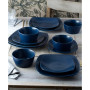 Non Swirl Square Set 12 Piece Dinnerware Set, Service For 4