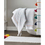 Subtle Stripe Cotton Bath Towel, 54" x 28"