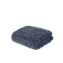 Ruched Reversible Faux-Fur Throw, 50" x  60"