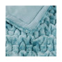 Ruched Reversible Faux-Fur Throw, 50" x  60"