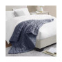 Ruched Reversible Faux-Fur Throw, 50" x  60"