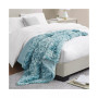 Ruched Reversible Faux-Fur Throw, 50" x  60"