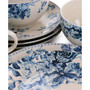 Floral Violet 16 Piece Dinnerware Set, Service for 4