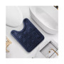 Ultra Soft Non-Slip Plush Memory Foam Bath Rug - Contour 24"x20" - Waffle Design