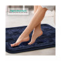 Ultra Soft Non-Slip Plush Memory Foam Bath Rug - Contour 24"x20" - Waffle Design