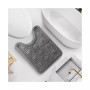 Ultra Soft Non-Slip Plush Memory Foam Bath Rug - Contour 24"x20" - Waffle Design