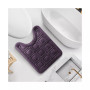 Ultra Soft Non-Slip Plush Memory Foam Bath Rug - Contour 24"x20" - Waffle Design
