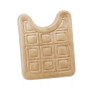 Ultra Soft Non-Slip Plush Memory Foam Bath Rug - Contour 24"x20" - Waffle Design