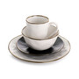 Andres Mixed 16 Pc. Stoneware Dinnerware Set, Service for 4