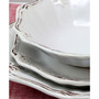 Fleur De Lys 20 Piece Dinnerware Set in White