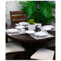 Fleur De Lys 20 Piece Dinnerware Set in White