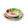 Glossy Ashley 12 Piece Melamine Dinnerware Set, Service for 4