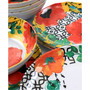 Glossy Ashley 12 Piece Melamine Dinnerware Set, Service for 4