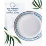 Expressions Azure Medallion 12-Piece Dinnerware Set