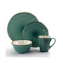 Caribbean Tide 16 Piece Luxurious Stoneware Dinnerware Set