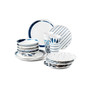 Blue Bay Melamine 16-Piece Dinnerware Set