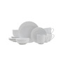 Everyday Whiteware Coupe 16 Piece Dinnerware Set, Service for 4