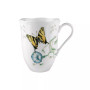Butterfly Meadow 12 Oz. Floral Porcelain Mug