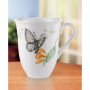 Butterfly Meadow 12 Oz. Floral Porcelain Mug