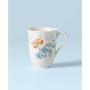 Butterfly Meadow 12 Oz. Floral Porcelain Mug