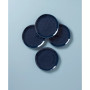 Bay Solid Colors 4 Piece Accent Plate Set, Service for 4