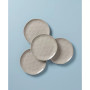 Bay Solid Colors 4 Piece Accent Plate Set, Service for 4