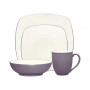 Colorwave Square 4 Piece Place Setting