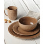 Cucina Mushroom Brown 16-Pc. Set, Service for 4